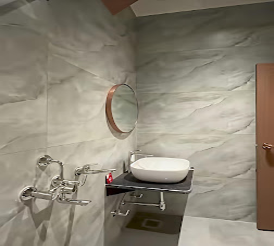 This washroom is very luxurious it is also count in the 5 star hotel washrooms.